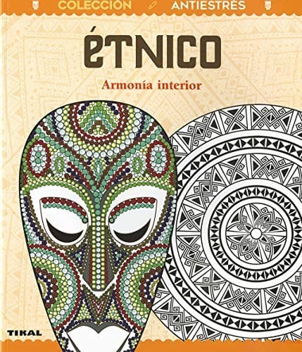 Tapa de Étnico. Libro para colorear