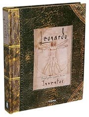 Tapa de Leonardo. Desplegables a partir de sus inventos