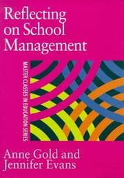 Tapa de Reflecting On School Management