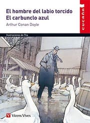 Tapa de El Hombre Del Labio Torcido. El Carbunclo Azul