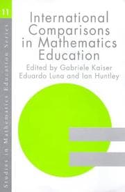 Tapa de International comparisons in mathematics education