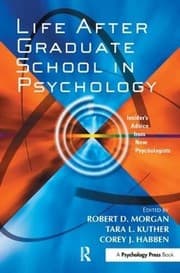 Tapa de Life after Graduate School in Psychology
