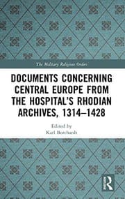 Tapa de Hospitaller Documents from Rhodes Concerning Central Europe 1319-1428