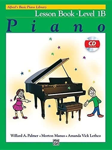 Tapa de Alfred's Basic Piano Library Lesson Book, Bk 1B
