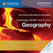 Tapa de Cambridge IGCSE® and O Level Geography Cambridge Elevate Teacher's Resource Access Card Bk. 1