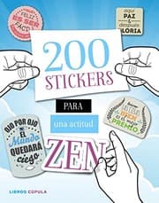 Tapa de Más de 200 stickers para una actitud zen