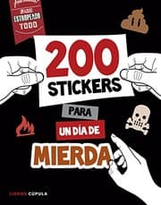 Tapa de Más de 200 stickers para un día de mierda