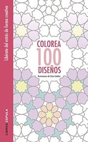 Tapa de Colorea 100 diseños