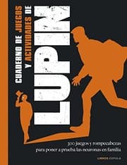 Tapa de Cuaderno de juegos y actividades de Lupin