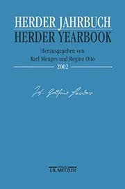 Tapa de Herder-Jahrbuch / Herder Yearbook 2002