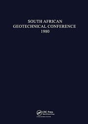 Tapa de South African Geotechnical Conference, 1980