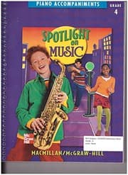 Tapa de Spotlight on Music Piano Accompaniments Grade 4