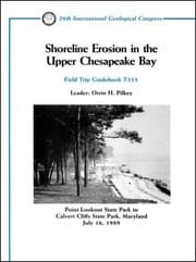 Tapa de Shoreline erosion in the upper Chesapeake Bay