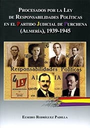 Tapa de Procesados por la ley de Responsabilidades Politicas en el Partido Judicial de Purchena, Almería.