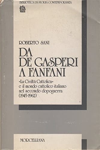 Tapa de Da De Gasperi a Fanfani