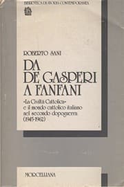 Tapa de Da De Gasperi a Fanfani