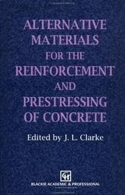 Tapa de Alternative materials for the reinforcement and prestressing of concrete