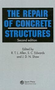 Tapa de The Repair of concrete structures