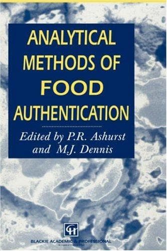 Tapa de Analytical methods of food authentication