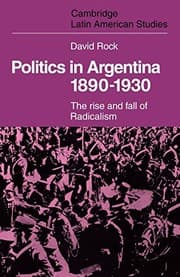 Tapa de Politics in Argentina, 1890-1930