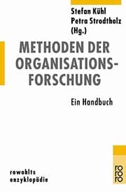 Tapa de Methoden der Organisationsforschung. Ein Handbuch.