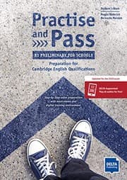 Tapa de Practise and pass b1 preliminary for schools