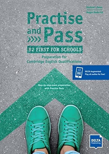 Tapa de Practise and pass b2 first for schools