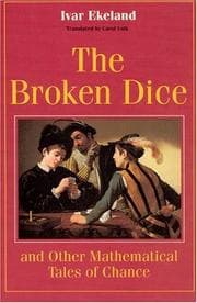 Tapa de The Broken Dice, and Other Mathematical Tales of Chance