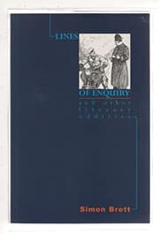 Tapa de Lines of enquiry and other literary oddities