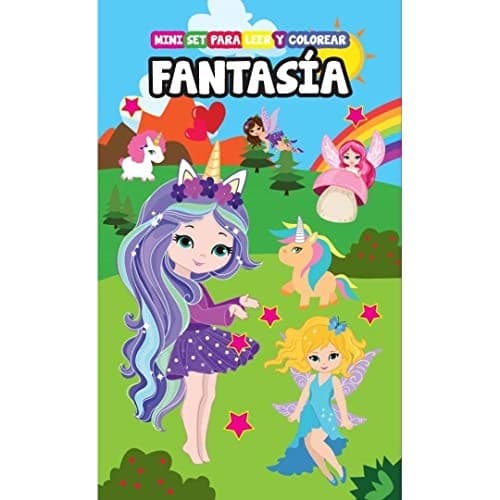 Tapa de Fantasía. Mini set para leer y colorear.