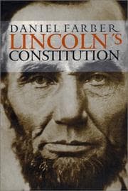 Tapa de Lincoln's Constitution