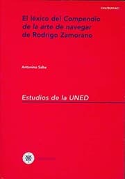 Tapa de El léxico del compendio de la arte de navegar de Rodrigo Zamorano