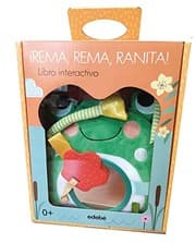 Tapa de ¡Rema, rema, ranita! Libro interactivo para bebés