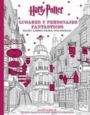 Tapa de Harry Potter. Lugares y personajes fantásticos