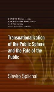 Tapa de Transnationalization of the public sphere and the fate of the public