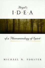 Tapa de Hegel's idea of a Phenomenology of spirit