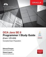 Tapa de OCA Java SE 8 programmer I study guide (exam 1Z0-808)