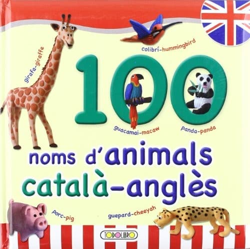 Tapa de 100 noms d'animals català-anglès