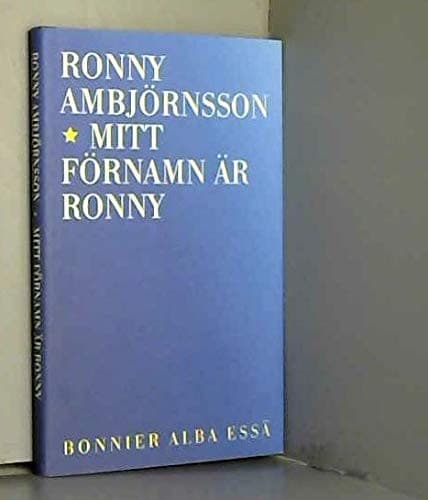 Tapa de Mitt förnamn är Ronny