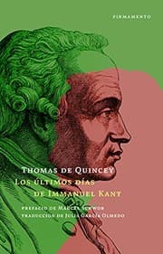 Tapa de Los últimos días de Immanuel Kant