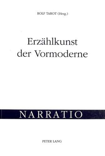 Tapa de Erzählkunst der Vormoderne