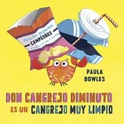 Tapa de Don cangrejo diminuto es un cangrejo muy limpio