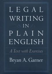 Tapa de Legal Writing in Plain English