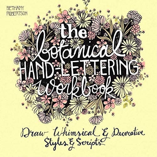 Tapa de Botanical Hand Lettering Workbook