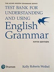 Tapa de Understanding and Using English Grammar, Text Bank