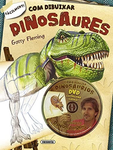 Tapa de Com dibuixar dinosaures + DVD
