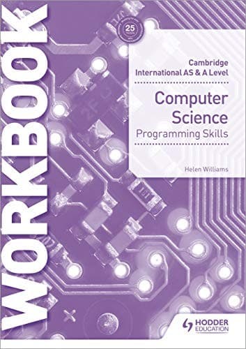 Tapa de Cambridge International AS and a Level Computer Science Programming Skills Workbook
