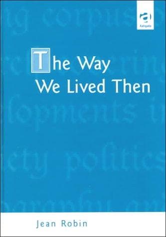 Tapa de The way we lived then