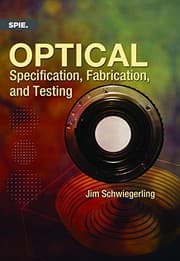 Tapa de Optical specification, fabrication, and testing