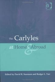 Tapa de CARLYLES AT HOME AND ABROAD: ED. BY DAVID R. SORENSEN